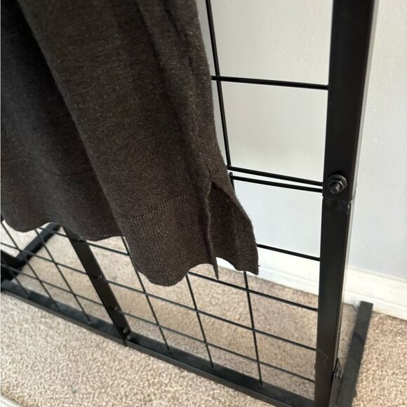 Lane Bryant Long Sleeve Wrap Sweater Gray Midi Dress NWT - Picture 5 of 12